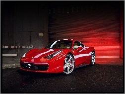 Ferrari 458, Czerwony, Samochód